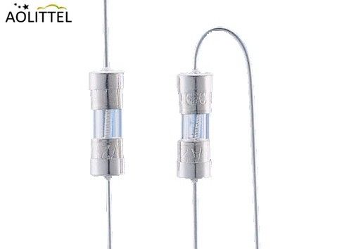 3.6x10mm αξονική μολυβδούχος χρονικής καθυστέρησης κασετών θρυαλλίδα 100mA-24A 250V σωλήνων γυαλιού τύπων μικροσκοπική με UL CUL