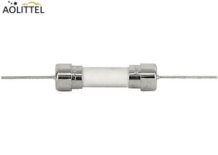 Ισοδύναμο PCB ή THT Schurter SPT που τοποθετεί 3.6x10mm την αργή χτυπήματος θρυαλλίδα 125V 100mA-12A σωλήνων κασετών κεραμική