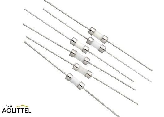 Ισοδύναμο PCB ή THT Schurter SPT που τοποθετεί 3.6x10mm την αργή χτυπήματος θρυαλλίδα 125V 100mA-12A σωλήνων κασετών κεραμική