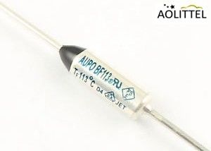 Μη-επανατοποθετήσιμη TF 172C 250V 10A AUPO TCO προστασίας μηχανών θερμική θρυαλλίδα BF172 διακοπών Limitor με το περίβλημα μετάλλων