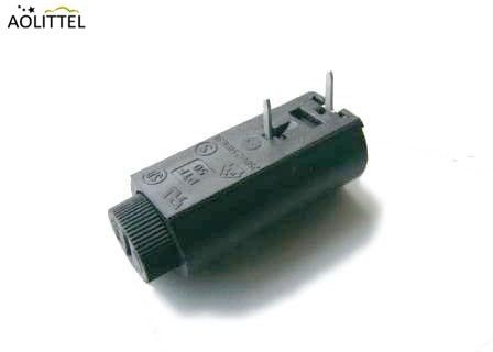 Κυλινδρική κατακόρυφος 5x20mm κάτοχος ptf-45 10 Amps Shocksafe θρυαλλίδων PCB 250 βολτ με την κεφαλή κοχλίου 10 χιλ. διαστήματος καρφιτσών