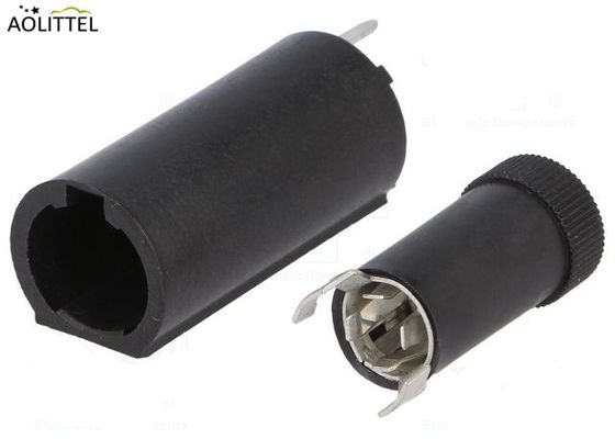 Κυλινδρική κατακόρυφος 5x20mm κάτοχος ptf-45 10 Amps Shocksafe θρυαλλίδων PCB 250 βολτ με την κεφαλή κοχλίου 10 χιλ. διαστήματος καρφιτσών