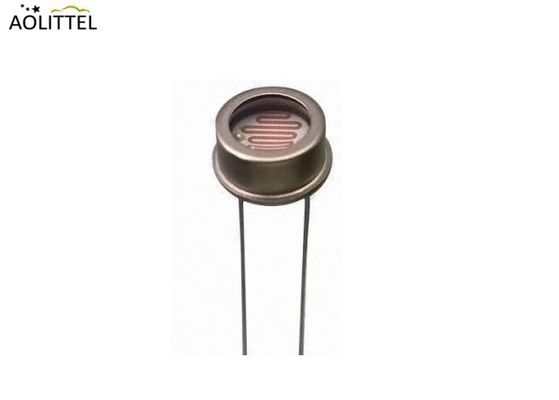 Dia 5mm Photoresistor LDR ενθυλάκωσης μετάλλων ελαφρύς αισθητήρας με τη σκοτεινή αντίσταση 0.2-20 MOhm