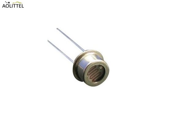Dia 5mm Photoresistor LDR ενθυλάκωσης μετάλλων ελαφρύς αισθητήρας με τη σκοτεινή αντίσταση 0.2-20 MOhm