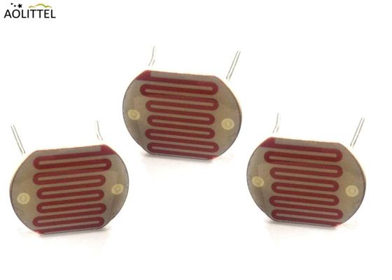 Photoresistor 25mm κεραμικό Pacakge φωτοαγώγιμο LDR 25528 αντιστατών κυττάρων ελαφρύ εξαρτώμενο με την ελαφριά αντίσταση 10-20K
