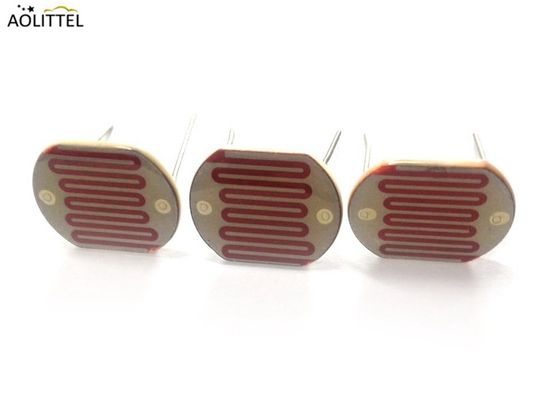 Photoresistor 25mm κεραμικό Pacakge φωτοαγώγιμο LDR 25528 αντιστατών κυττάρων ελαφρύ εξαρτώμενο με την ελαφριά αντίσταση 10-20K