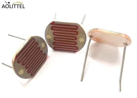 Photoresistor 25mm κεραμικό Pacakge φωτοαγώγιμο LDR 25528 αντιστατών κυττάρων ελαφρύ εξαρτώμενο με την ελαφριά αντίσταση 10-20K