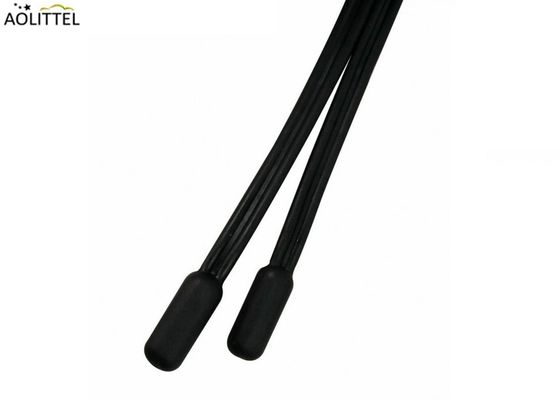 Έγχυση 6x15mm αισθητήρας 10KΩ±1% B2550=3950±1% IP68 TPE θερμοκρασίας μικροϋπολογιστών NTC με το επίπεδο καλώδιο τύπων AWG26# Β 2 μέτρο