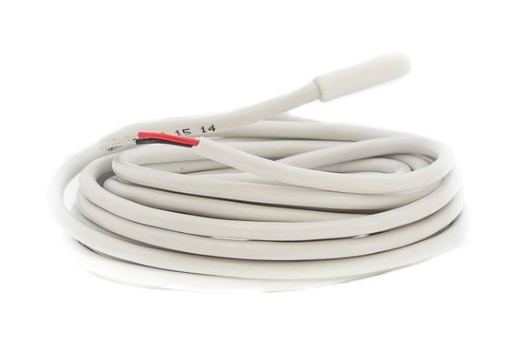PVC Overmolded μακρινός δωματίων έλεγχος 10KΩ 3950K 6.5x25mm αισθητήρων θερμοκρασίας μικροϋπολογιστών Undefloor καλωδίων θέρμανσης θερμοστατών θερμαίνοντας