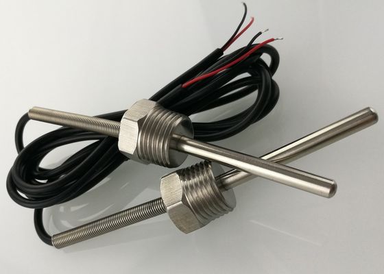 Temp νερού μέτρηση 1/2» NPT νήμα 50mm αισθητήρας 10K θερμοκρασίας μικροϋπολογιστών τύπων βιδών με το 1m προστατευμένο καλώδιο UL2464 22AWG