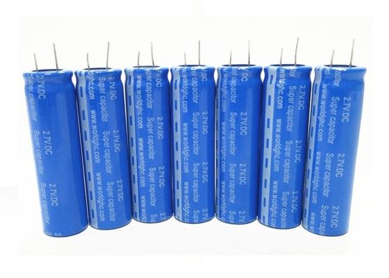 Έξοχοι πυκνωτές πυκνωτών 2.7V 3000F στρώματος EDLC ηλεκτρικοί διπλοί με περασμένο κλωστή τελικό χαμηλό ESR Ultracapacitors