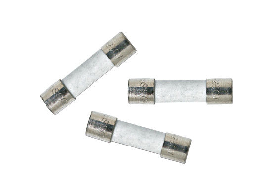 Υψηλή σπάζοντας ικανότητα 5x20mm Ferrule αργή χτυπήματος σύνδεση 4A 125VAC θρυαλλίδων σωλήνων χρονικής καθυστέρησης κεραμική για τα άσπρα αγαθά