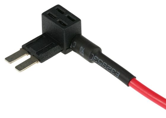 Micro2 ο μικροϋπολογιστής ΙΙ ΑΤΑ προσθέτει ένα κυκλωμάτων 32V 15A ευθύγραμμο αυτοκινήτων κόκκινο κατόχων UL1015 16AWG θρυαλλίδων φορτηγών μίνι αυτόματο με τον προσαρμοστή θρυαλλίδων