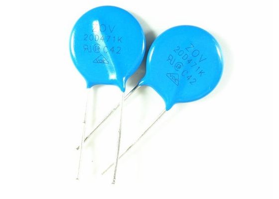 Varistor 20D471K 470V 10% 4.5KA δίσκων VDR υψηλής τάσης HEL ZOV μπλε ακτινωτός μολυβδούχος 20mm υψηλός τύπος 350J κύματος διαθέσιμος