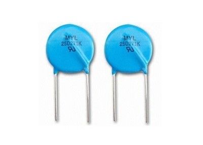 Overvoltage γρήγορη απάντηση VDR 25mm Varistor οξειδίων ψευδάργυρου αντιστάτης 25D101K 100V καταστολής για την προστασία κύματος
