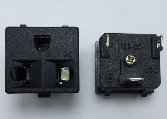 3Pin βραζιλιάνα ΕΕ της Αυστραλίας ΗΠΑ UK της Βραζιλίας βουλωμάτων εναλλασσόμενου ρεύματος μαύρη έξοδο μετατροπέων ταξιδιού προσαρμοστών φορτιστών υποδοχών δύναμης στην ηλεκτρική