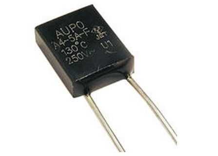 One-shot χαμηλή αντίστασης συμπαγής σύνδεση TF 130℃ 250V 5A a4-5a-φ θρυαλλίδων διακοπών μεγέθους AUPO θερμική με συνολικά επικυρωμένα Temp
