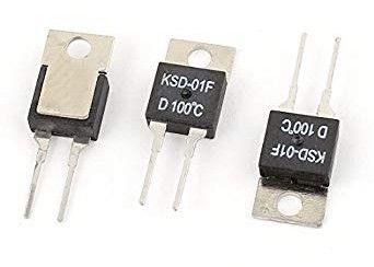 -220 συσκευασίας ksd-01F 85C NC κανονική κλειστή αυτόματη θερμική διακοπή Fus θερμοστατών διακοπτών ελέγχου θερμοκρασίας αναστοιχειοθέτησης διμεταλλική