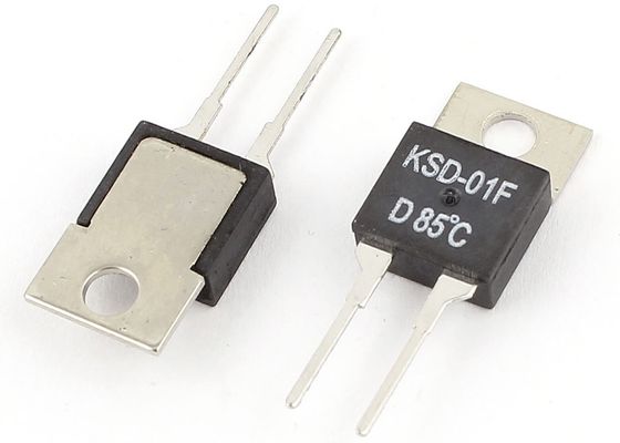 -220 συσκευασίας ksd-01F 85C NC κανονική κλειστή αυτόματη θερμική διακοπή Fus θερμοστατών διακοπτών ελέγχου θερμοκρασίας αναστοιχειοθέτησης διμεταλλική