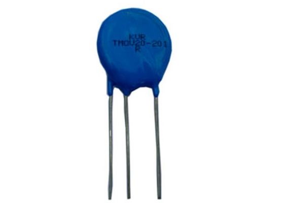 Ενσωματωμένο TMOV Varistor μεταλλικών οξειδίων 20mm 275Vac 8000A 151J 3Pin με τη θερμική προστασία 146C TCO