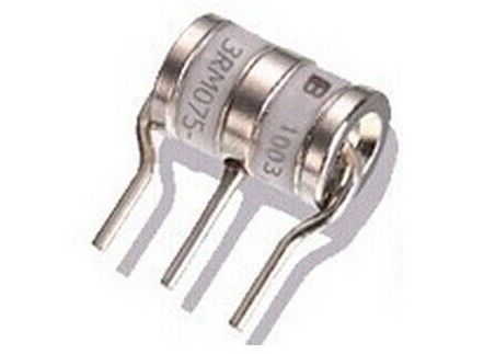 Χαμηλή σειρά 3 ηλεκτρόδιο 8x10mm κεραμικό εκφόρτισης αερίου GDT 75-600V 20% 10KA ικανότητας SE8 σωλήνων για τις παροχές ηλεκτρικού ρεύματος