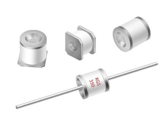 Σπινθήρας Gap 350V 15% 6x5.5mm μετατροπής KG5 2R350L αξονικός μολυβδούχος GDT εκφόρτισης αερίου σωλήνας