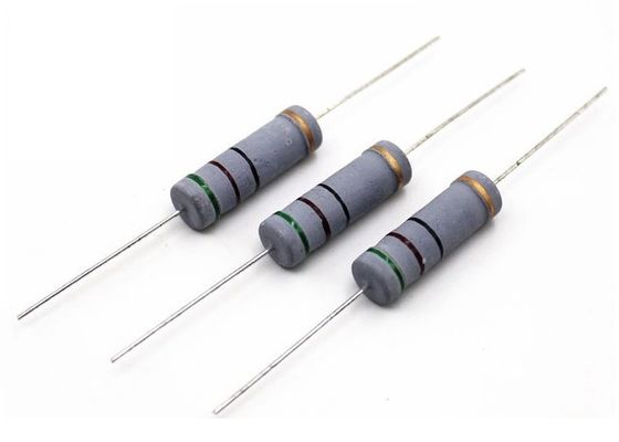 Μικρογραφημένος αντιστάτης 470R 5W 700V 470 ωμ 2485 ταινιών μεταλλικών οξειδίων MOF άφλεκτος γκρίζο