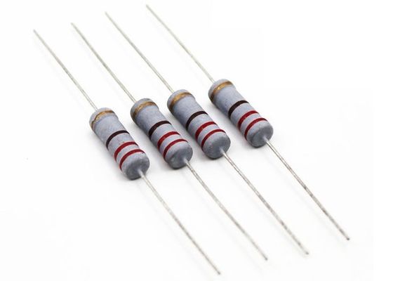 Μικρογραφημένος αντιστάτης 470R 5W 700V 470 ωμ 2485 ταινιών μεταλλικών οξειδίων MOF άφλεκτος γκρίζο