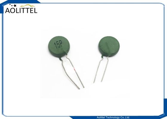 θερμική αντίσταση PTC 15P 15mm πίσσα 5mm 100R θερμικός αντιστάτης 200mA 15mm 120 βαθμού πράσινος για το κύκλωμα εναλλασσόμενου ρεύματος τηλεπικοινωνιών