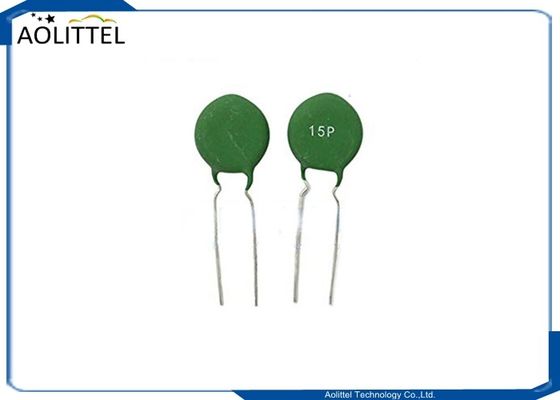 θερμική αντίσταση PTC 15P 15mm πίσσα 5mm 100R θερμικός αντιστάτης 200mA 15mm 120 βαθμού πράσινος για το κύκλωμα εναλλασσόμενου ρεύματος τηλεπικοινωνιών