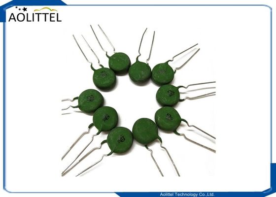 θερμική αντίσταση PTC 15P 15mm πίσσα 5mm 100R θερμικός αντιστάτης 200mA 15mm 120 βαθμού πράσινος για το κύκλωμα εναλλασσόμενου ρεύματος τηλεπικοινωνιών