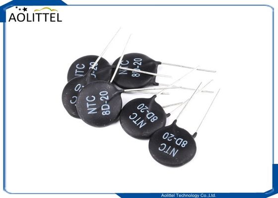 Θερμικές αντιστάσεις 8D-20 8D20 8ohms 6Amp 20mm δύναμης NTC προστασίας MF72 κυκλωμάτων τρέχων περιοριστής εισροής