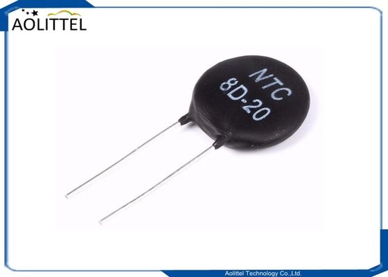 Θερμικές αντιστάσεις 8D-20 8D20 8ohms 6Amp 20mm δύναμης NTC προστασίας MF72 κυκλωμάτων τρέχων περιοριστής εισροής
