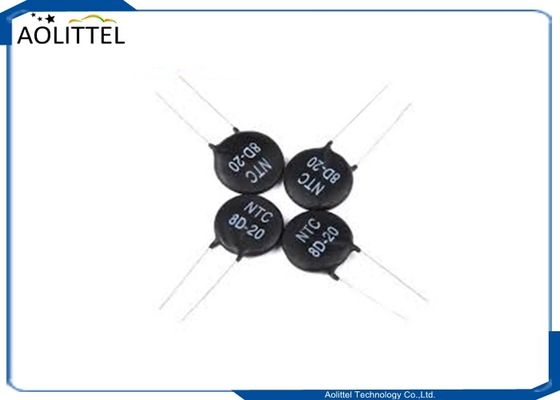 Θερμικές αντιστάσεις 8D-20 8D20 8ohms 6Amp 20mm δύναμης NTC προστασίας MF72 κυκλωμάτων τρέχων περιοριστής εισροής