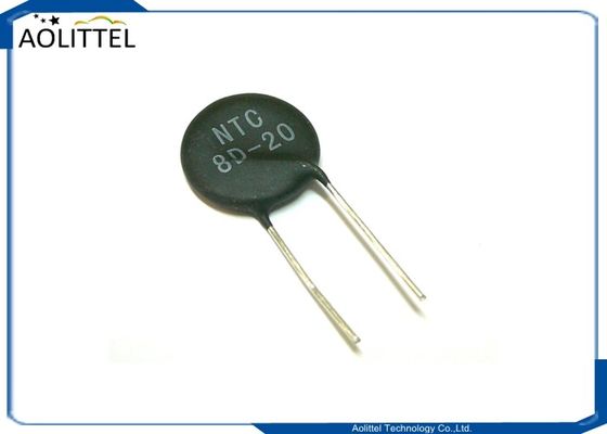 Θερμικές αντιστάσεις 8D-20 8D20 8ohms 6Amp 20mm δύναμης NTC προστασίας MF72 κυκλωμάτων τρέχων περιοριστής εισροής