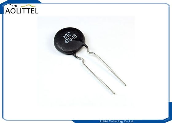 Θερμικός αντιστάτης 47Ohm 15mm 3A Current Inrush Limited αντιστατών NTC 47D-15 47D15 θερμικών αντιστάσεων δίσκων NTC