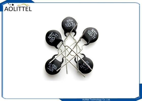 Τρέχουσα θερμική αντίσταση 11mm 3A 10 ωμ +/-20% 10D11 P7.5mm δίσκων NTC καταπιεστών 10D-11 εισροής