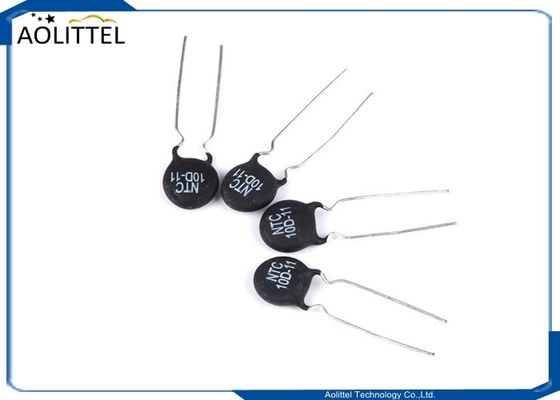 Τρέχουσα θερμική αντίσταση 11mm 3A 10 ωμ +/-20% 10D11 P7.5mm δίσκων NTC καταπιεστών 10D-11 εισροής
